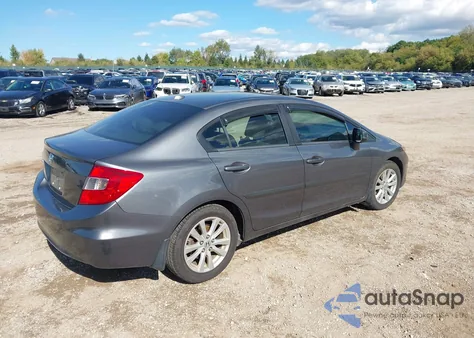 2012 Honda Civic Ex-L z USA, uszkodzony, nr VIN 19XFB2F96CE008993